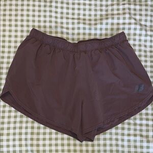 New Balance Brown Athletic Shorts Relaxed Fit